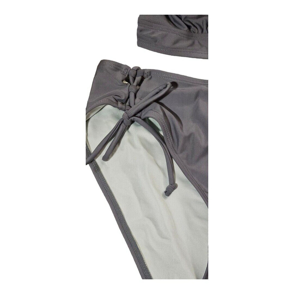 NWT Cupshe Womens Green Tie Sides Double Strap Bikini Swimwear Size M - Picture 9 of 9